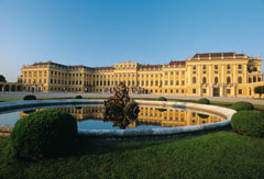 The Schoenbrunn Castle in Vienna