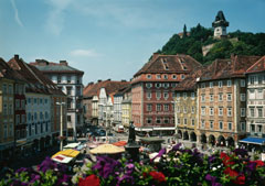 The Old Town of Graz in Styria, Austria