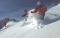 Skiing Kitzbuehel Austria